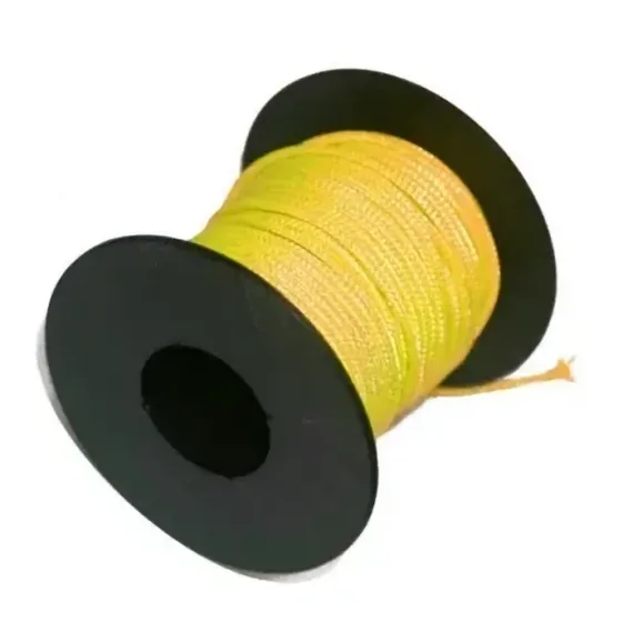 Линь Benvenuti Dyneema-Spectra ø 1,5 мм нагрузка 180 кг (в катушке 25 м цена за 1м) желтый