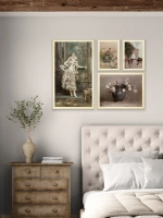 Картины на стену интерьерные на холсте 4 шт