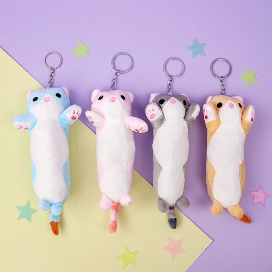 Мягкий брелок "Обнимашки от котейки" 16 см, в ассортименте