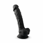 Черный фаллоимитатор SILEXD Model 1 9 - 23 см. (Цвет: черный)