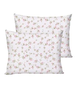 Наволочка комплект 2шт Сказка "Весенние цветы" 50х70 см, перкаль