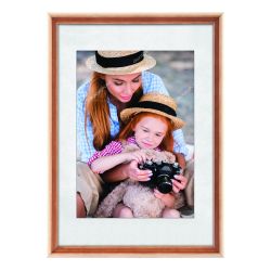 Фоторамка Image Art С20 50х70 деревянная из сосны, цвет натуральный с частичным затемнением, вставка-прозрачный пластик | Image Art