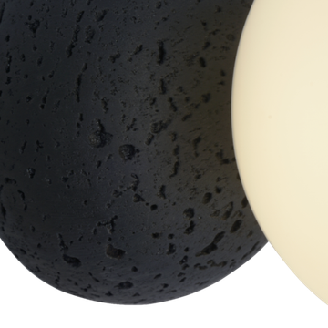 Бра 1*G9 ZRS.1215.02 черный/белый Tufo Zortes