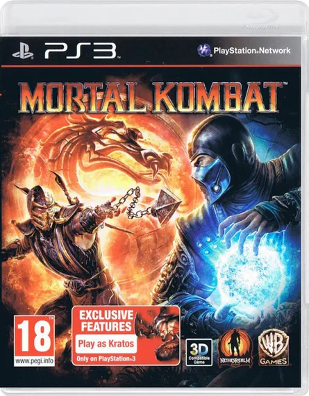 PS3 Mortal Kombat (Б/У, Английская версия, BLES-01132)