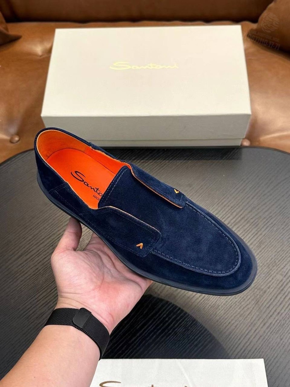 Лоферы Santoni