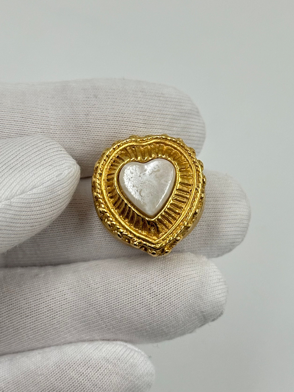 Накладка на пуговицу Сердце