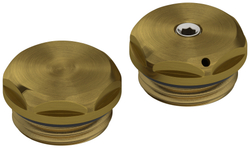 Спускной клапан с заглушкой Сунержа d 25 мм  (G 1/2" НР)