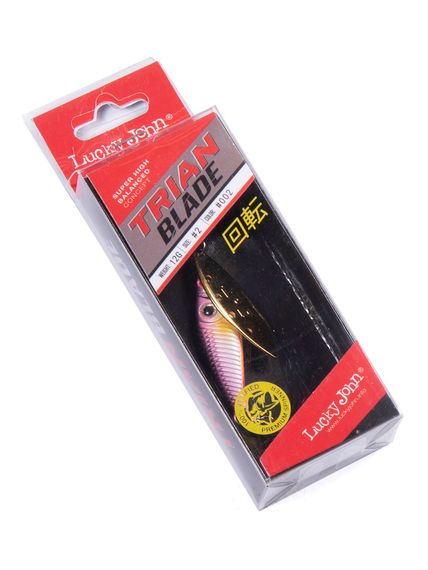 Блесна вращ. Lucky John TRIAN BLADE LONG 12.0г 002 в блистере