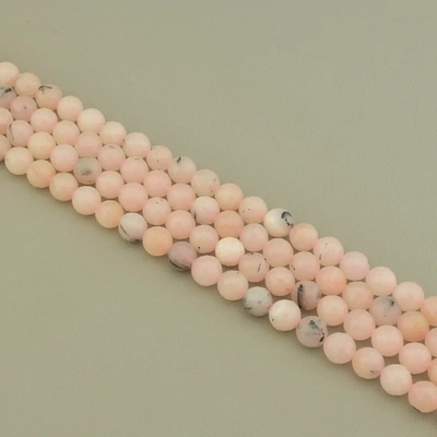 Нитка Кварц 38 см. 10 мм. (Без замка) - Розовая