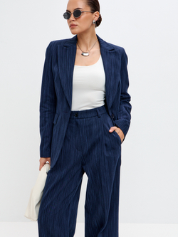 Брюки Харпер из фактурного денима