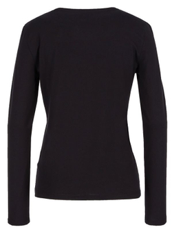 Женская футболка теннисная (dł. Рукава) EA7 Woman Jersey T-Shirt - black