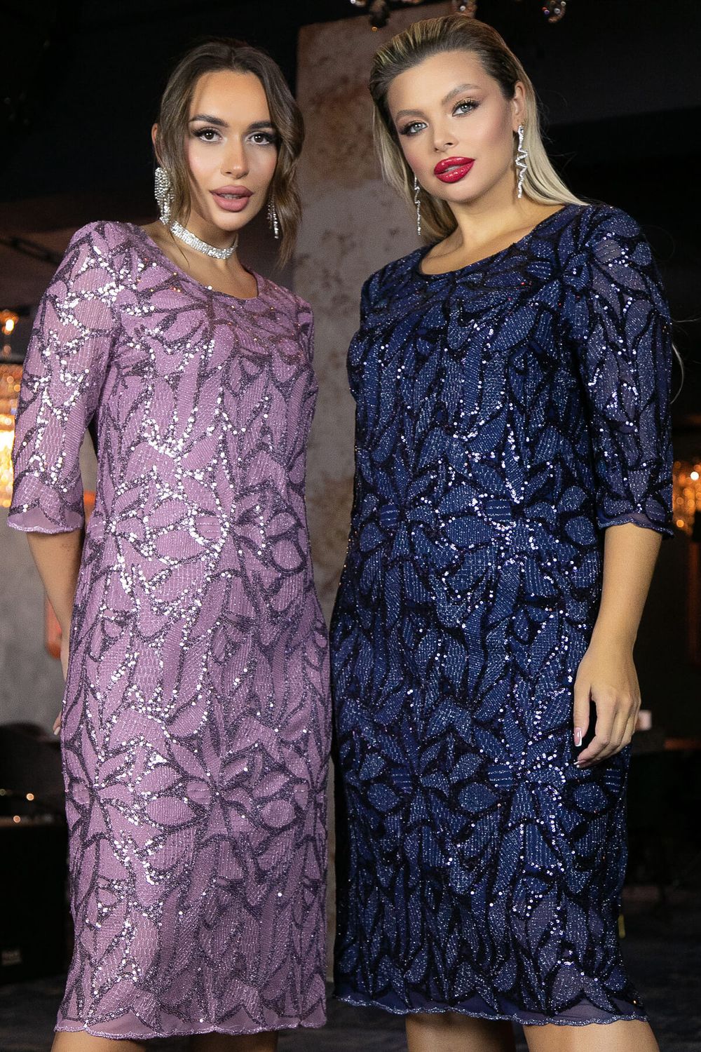 Платье Объятие ночи (синее) П11564 LT Collection