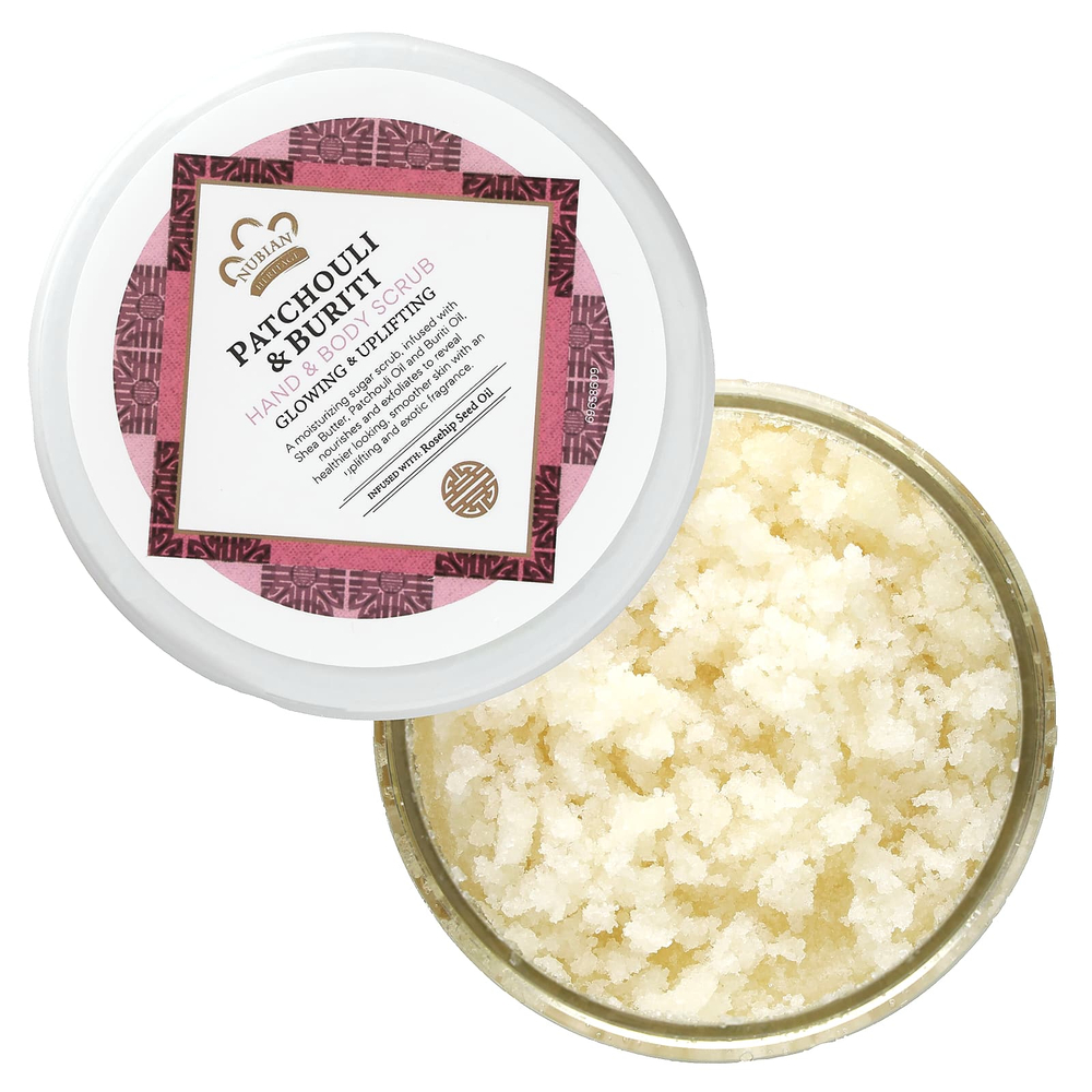 Nubian Heritage, Скраб для рук и тела, пачули и бурити, 12 унц. (340 г)