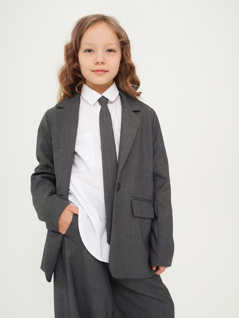 Пиджак классический ГЛ, серый