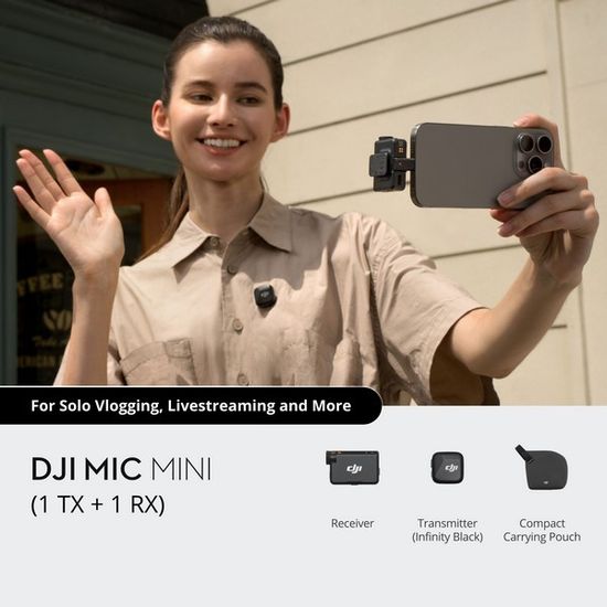 Беспроводной микрофон DJI Mic Mini (1 TX + 1 RX)