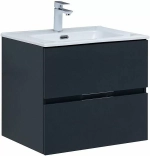 Тумба с раковиной Aquanet Алвита New 277511 60 антрацит