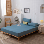 Комплект постельного белья Однотонный Сатин на резинке CSR050