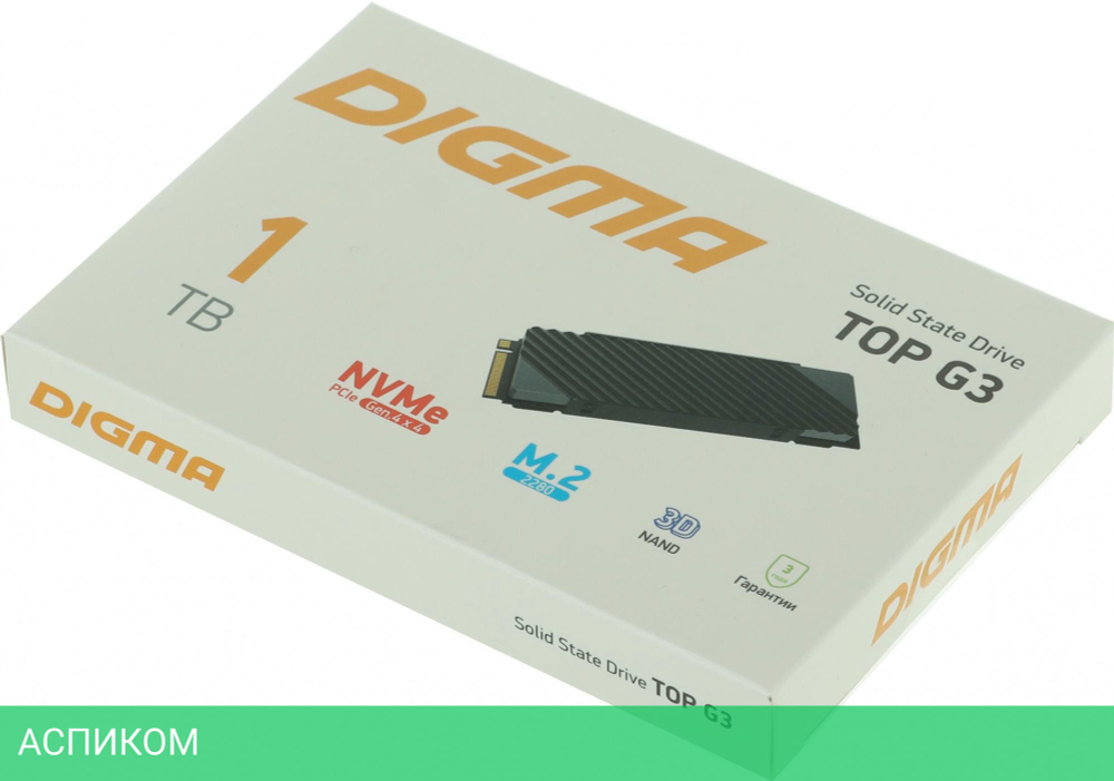 SSD диск Digma Top G3 1Tb (DGST4001TG33T)