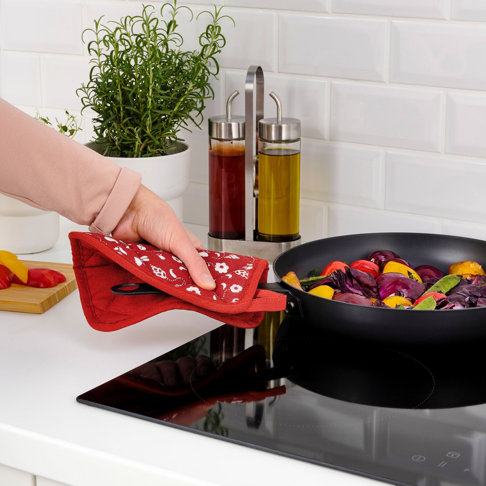 Набор прихваток IKEA INAMARIA (ИНАМАРИЯ), Красный, 19х19 см, 2 шт