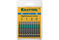 KRAFTOOL  OPTIMUM PZ 3, 50 мм, 10 шт, Биты (26124-3-50-10)