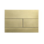 Кнопка смыва для инсталляции механическая WONZON & WOGHAND, Брашированное золото (WW-IB235-BG)