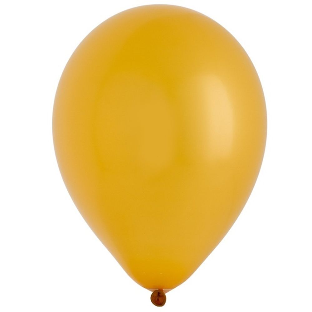 Воздушные шары Весёлая Затея, металлик золото, 25 шт. размер 12&quot; #1102-1551