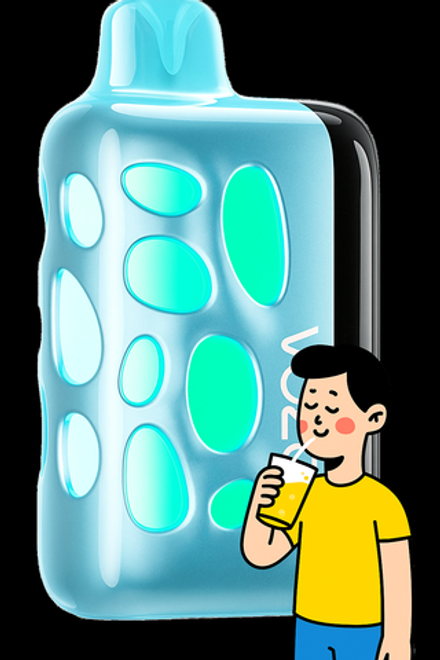 Vozol RAVE 50000 - Blue Razz Ice (5% nic)