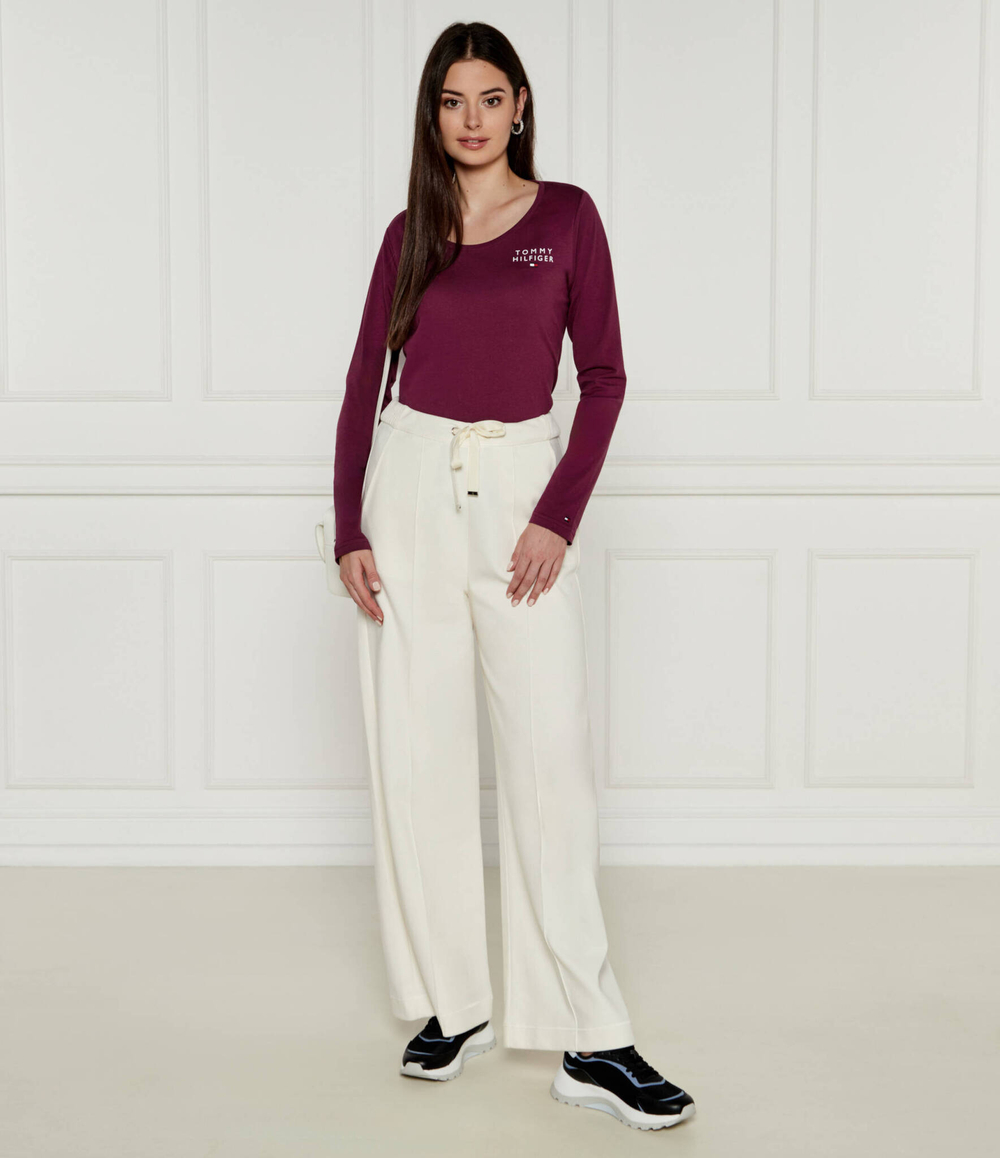 Блузка Tommy Hilfiger - бордовый(UW0UW05224)