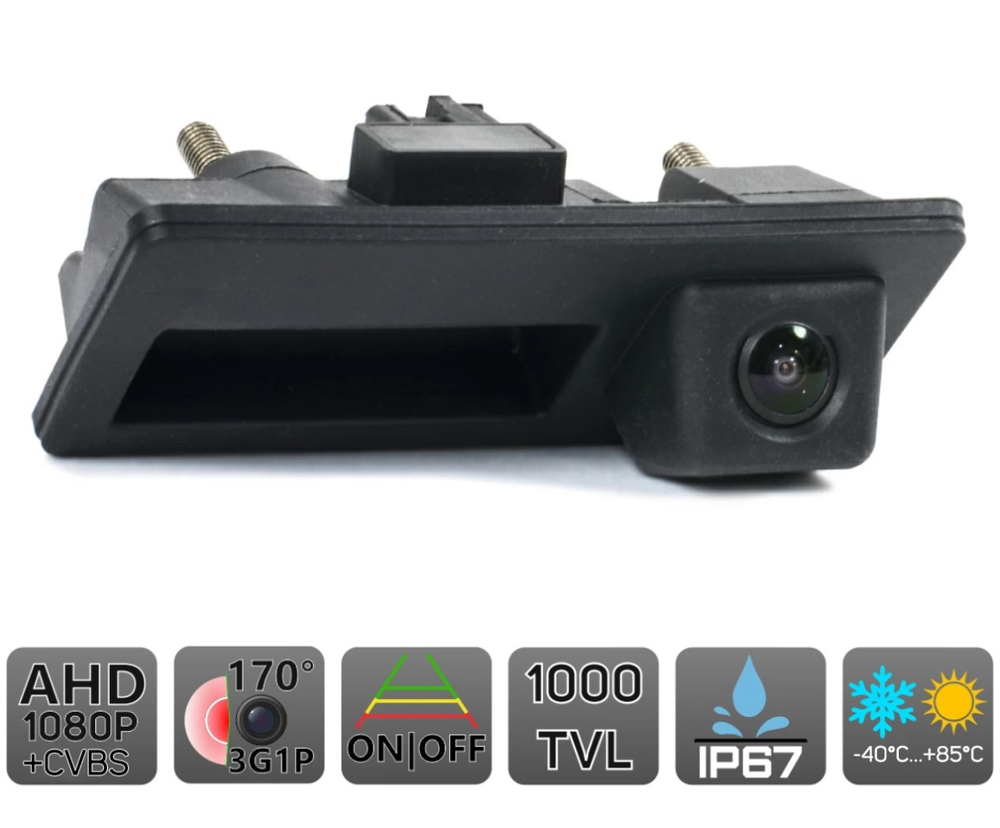 Камера заднего вида в ручку багажника для Audi, VW, Skoda, Porsche - Carmedia CAM-CM-VAG