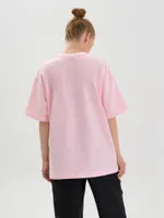 Футболка FOS плотная Розовая