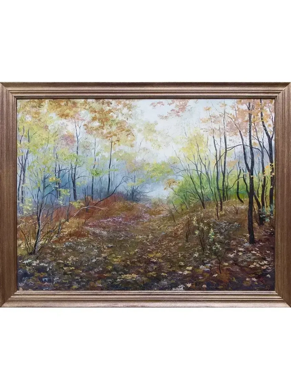 Картина маслом Осенний день Голованов