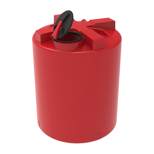 Емкость КАС 3000 T с откидной крышкой красный ЭкоПром T 1.5 3000 л. вертикальная цилиндрическая (1500x1500x1900см;100кг;Красный) - арт.557643
