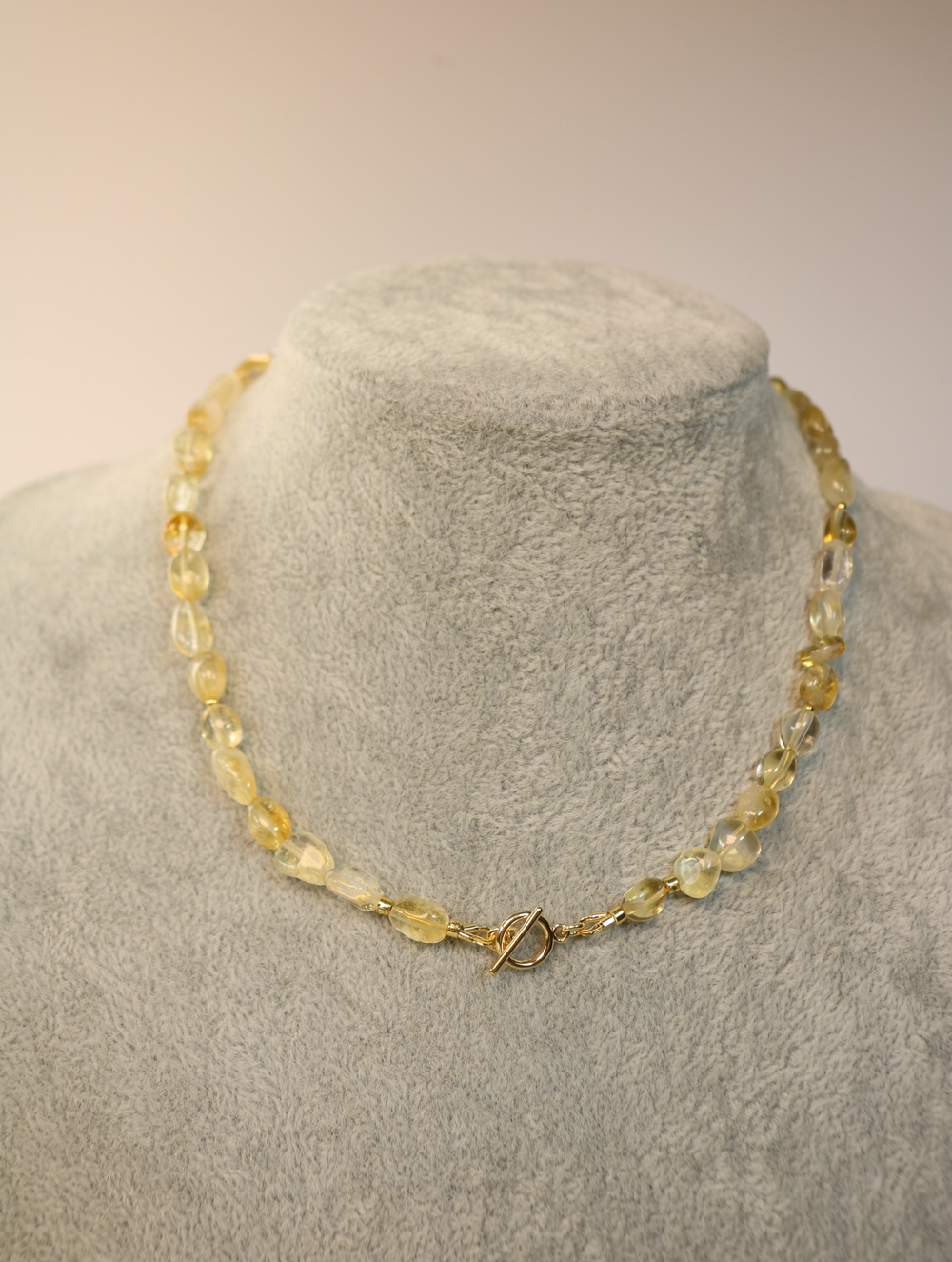 Чокер из цитрина "Солнечный ручей"