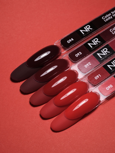 NR Rubber Base Lady in Red - Цветная база №93, 10мл
