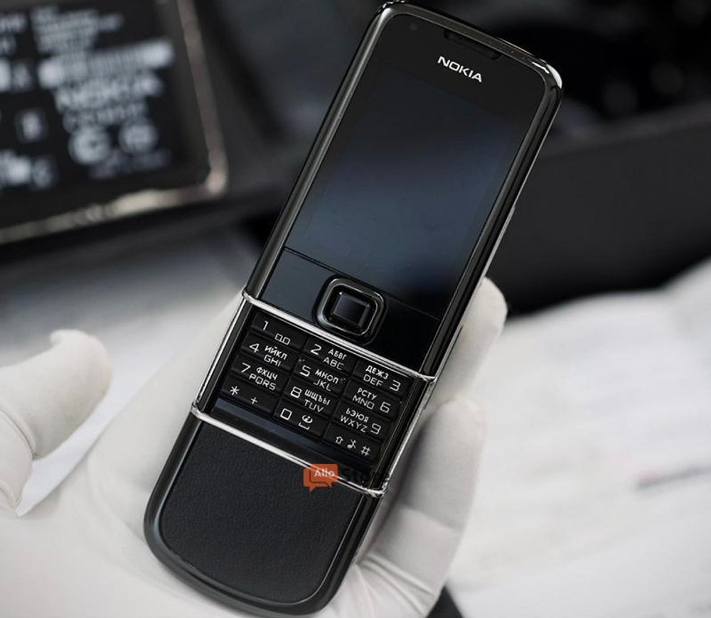 Nokia 8800 Sapphire Arte Black (Черная кожа, сапфир)
