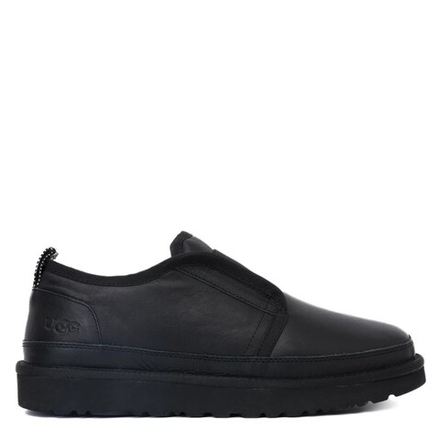 Угги UGG Mens Slippers Flex Leather Black