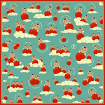 Платок «Русская неваляшка. Вдохновение»