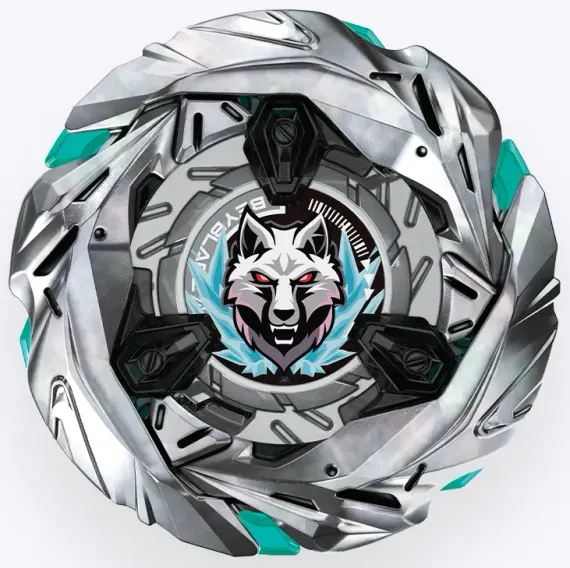 Волчок и лаунчер Silver Wolf 3-80FB UX08 от Takara Tomy