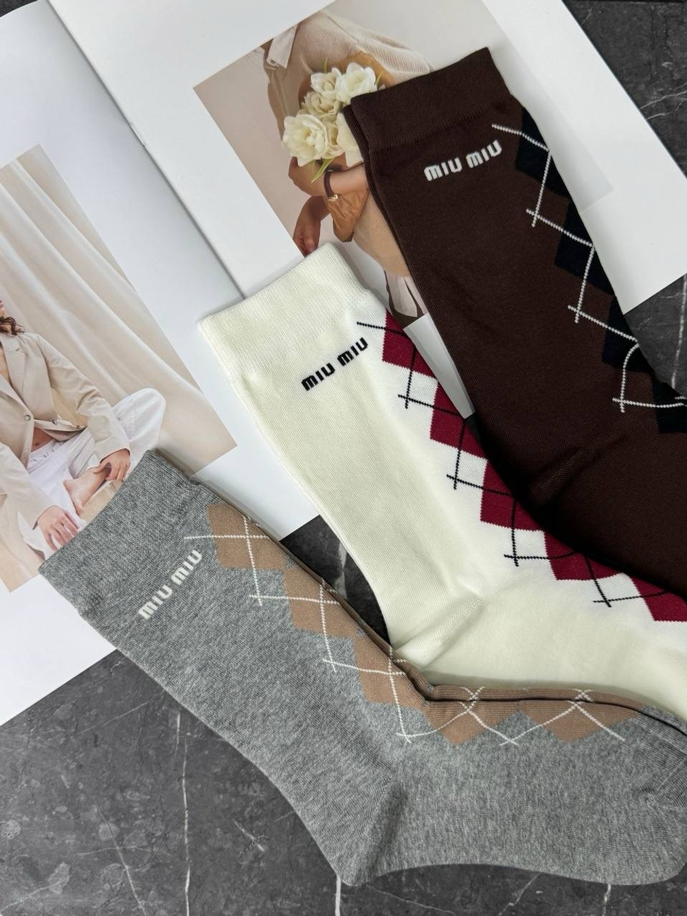 Носки Miu Miu