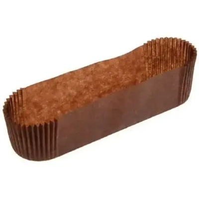 Тарталетка бумажная 2,8*11*2,6 см, коричневая
