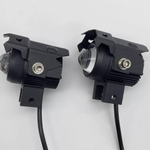 Светодиодные линзованные фары для мотоцикла, 9-80В, 12Вт, дальний и ближний свет