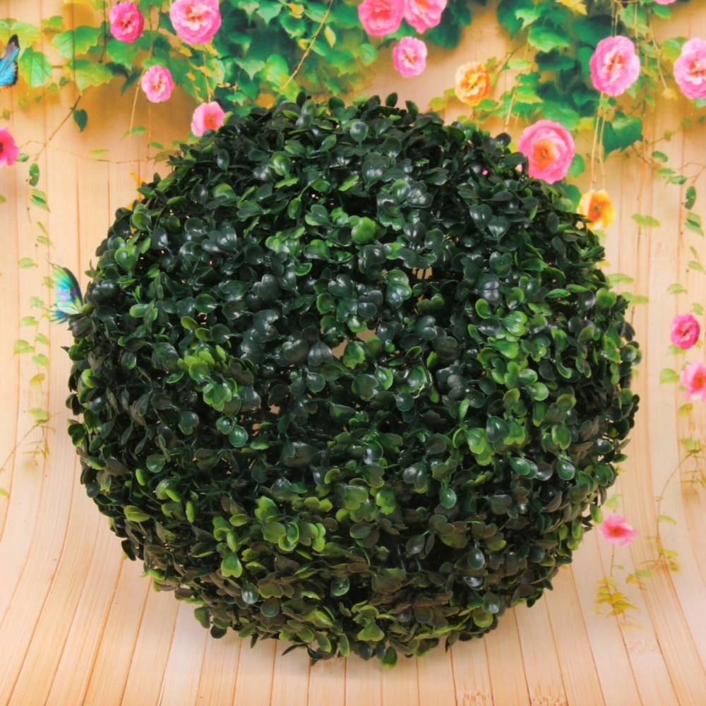 Искусственное растение шар «Самшит» темно-зеленый D-27см Ultramarine