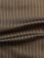 Вельвет хлопковый коричневый