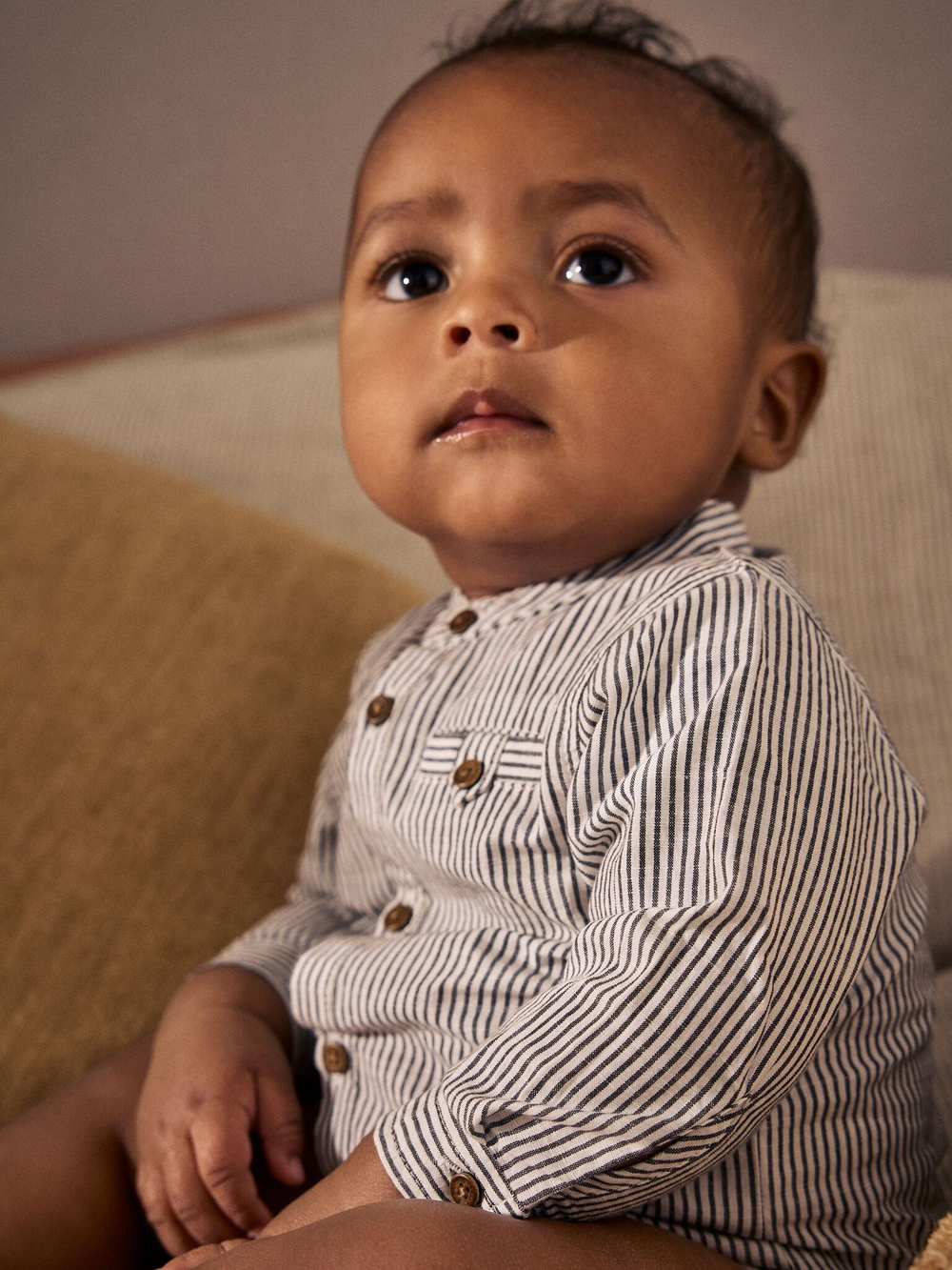 Боди с длинным рукавом для малышей Next E48-163, Серый