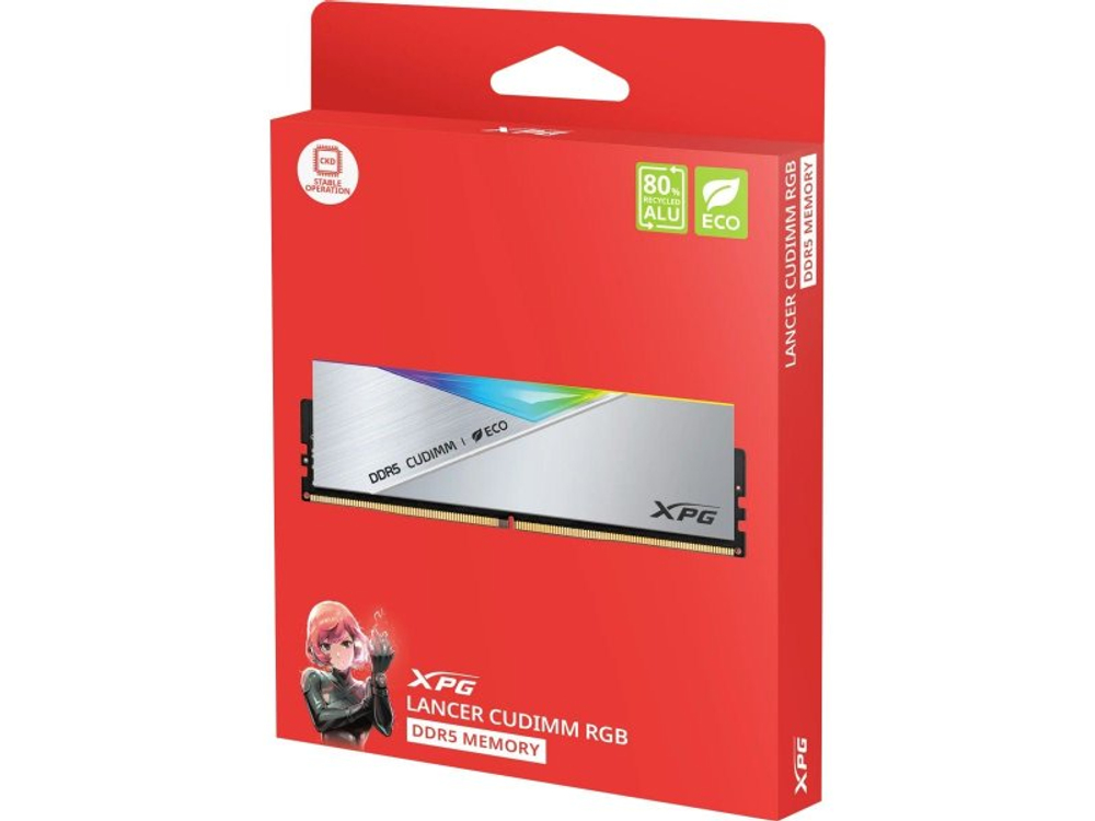 Оперативная память ADATA XPG Lancer RGB AX5CU8400C4024G-DCLACRSG, DDR5 2х 48ГБ 8400 МГц, DIMM, RTL