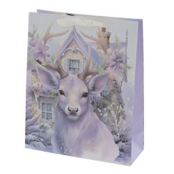 GAEM Пакет подарочный (бумага 210г/м2, блок микс 12шт), L26 W10 H32 см, 4в.