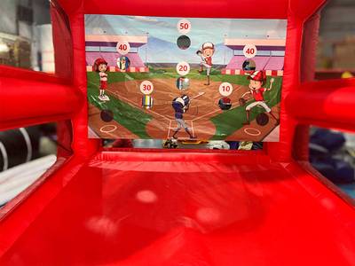 Надувная игра бейсбол «Меткий удар», 4*3*4 м