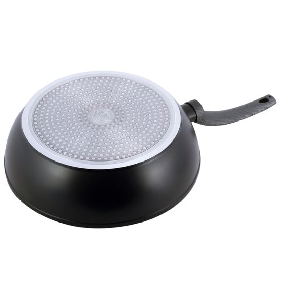 Сотейник 26 см. из кованного алюминия Kamille KM-4135 с мраморным покрытием