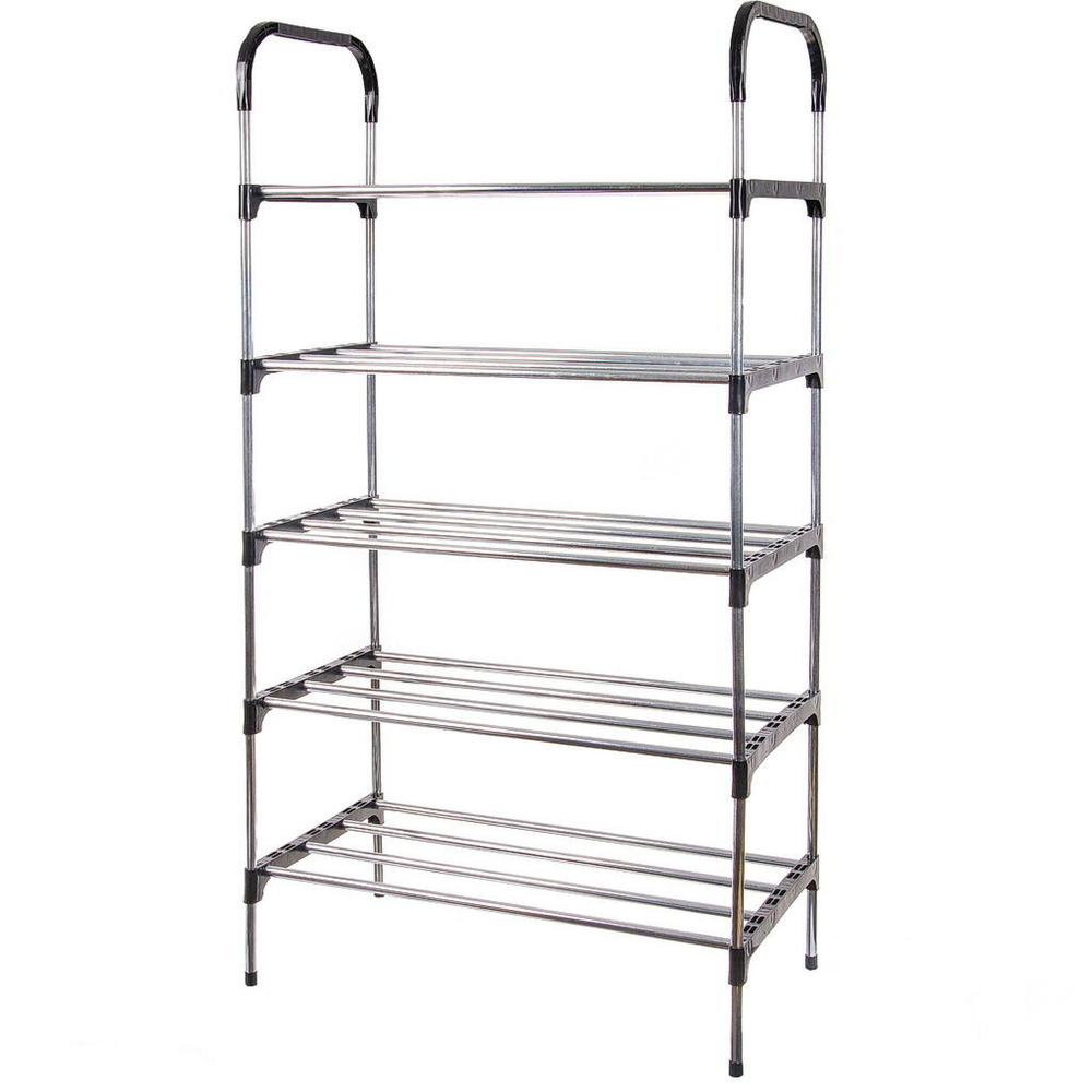 Полка для обуви, пластик/металл, 5 секц, 60х30х95 см, T2020-2591