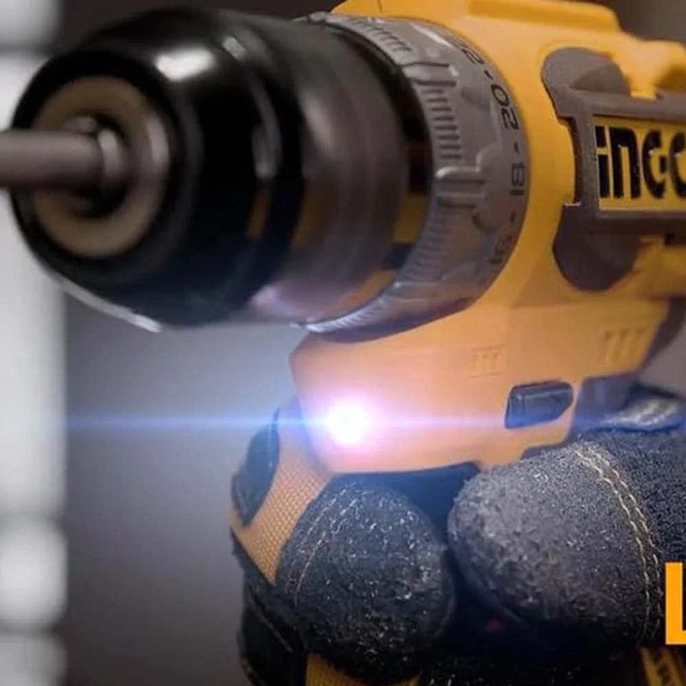 Аккумуляторный бесщеточный шуруповерт INGCO CDLI16682 INDUSTRIAL 16 В 60 Нм 22+1